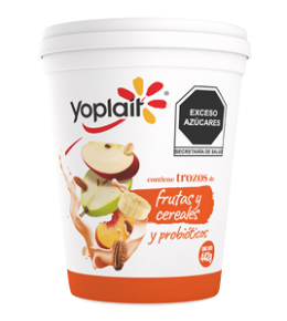 YOGHURT YOPLAIT CON TROZOS DE FRUTAS Y CEREALES 442G