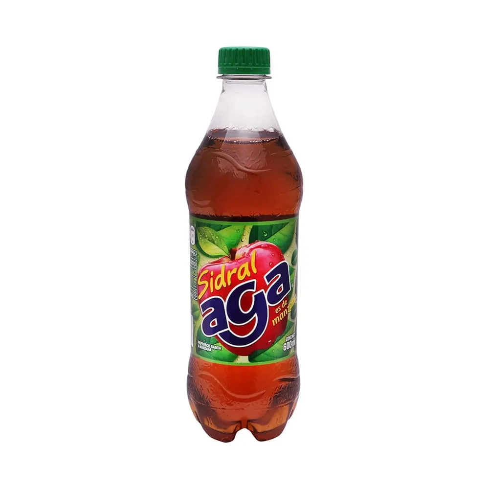 REFRESCO AGA SABOR MANZANA 600ML