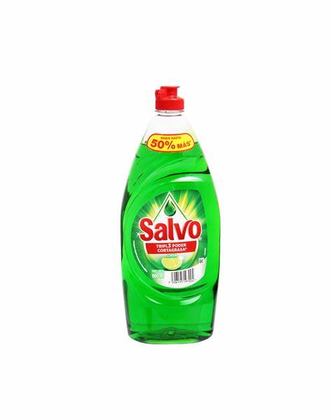 DETERGENTE LIQUIDO SALVO LIMON LAVATRASTES 900ML