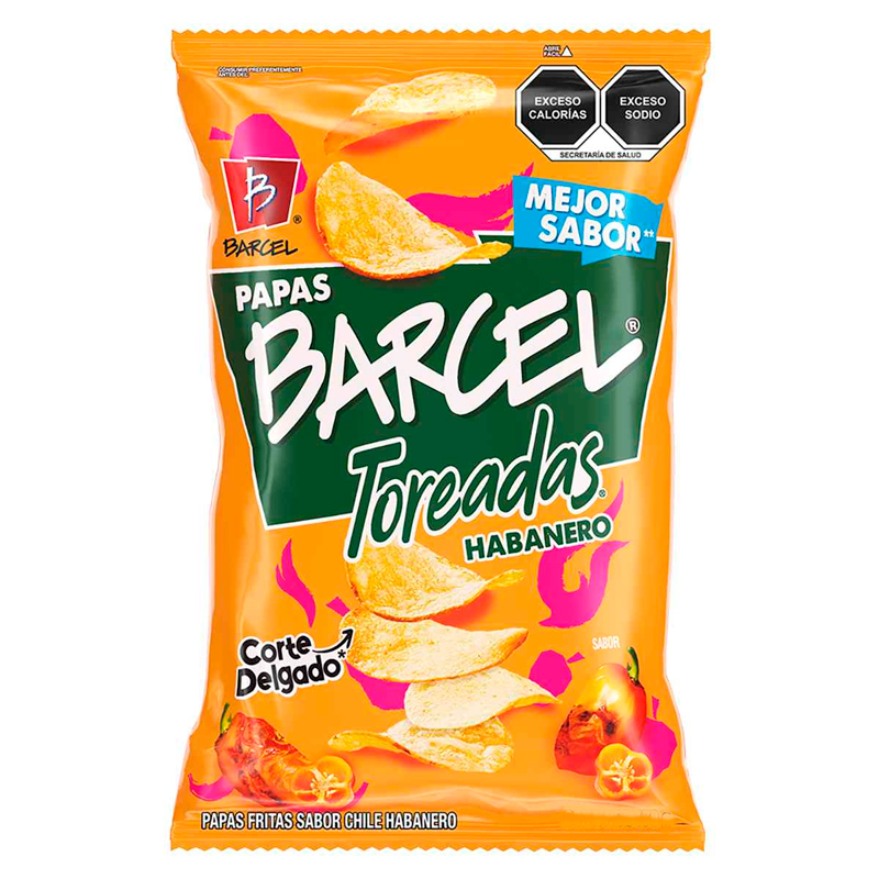 PAPAS FRITAS TOREADAS HABANERO 45G