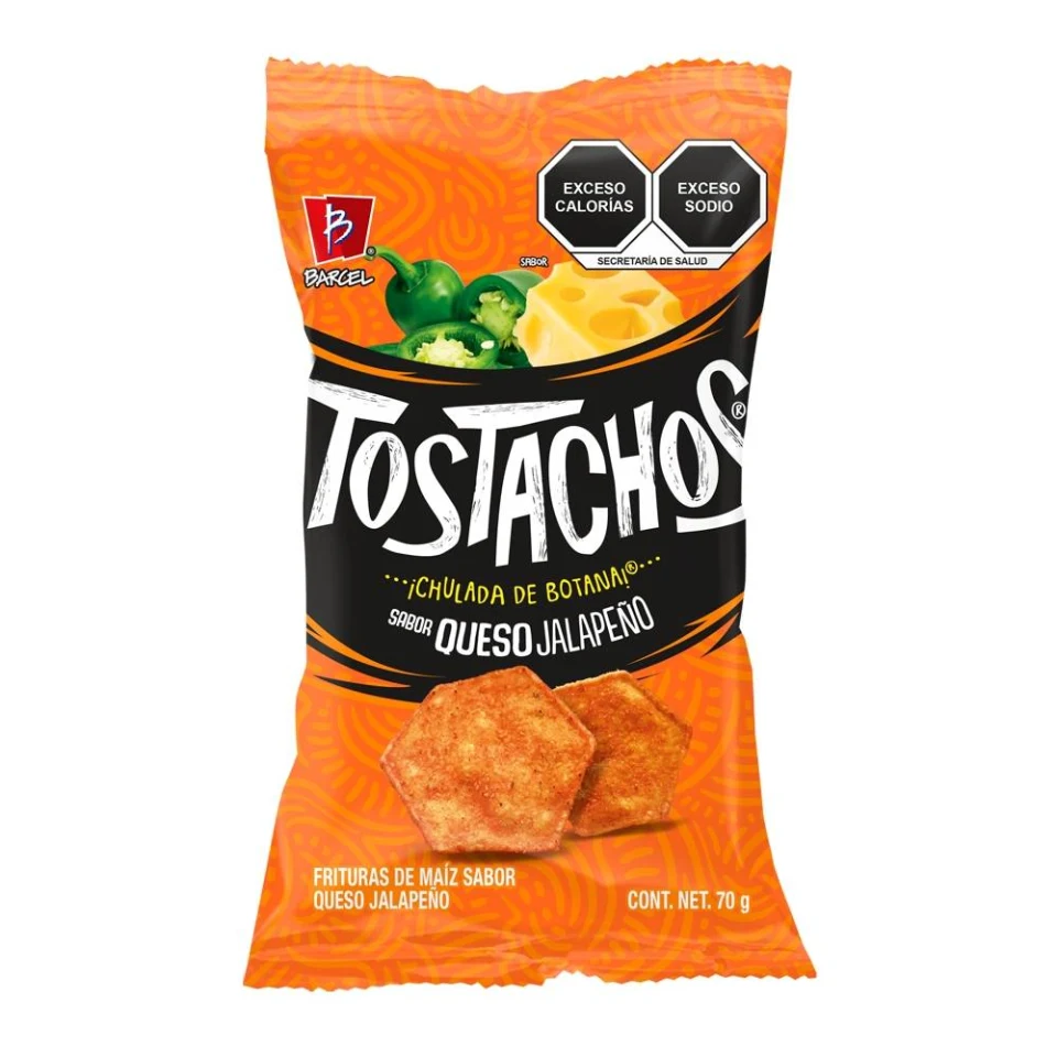 TOSTACHOS SABOR QUESO JALAPEÑO 75G
