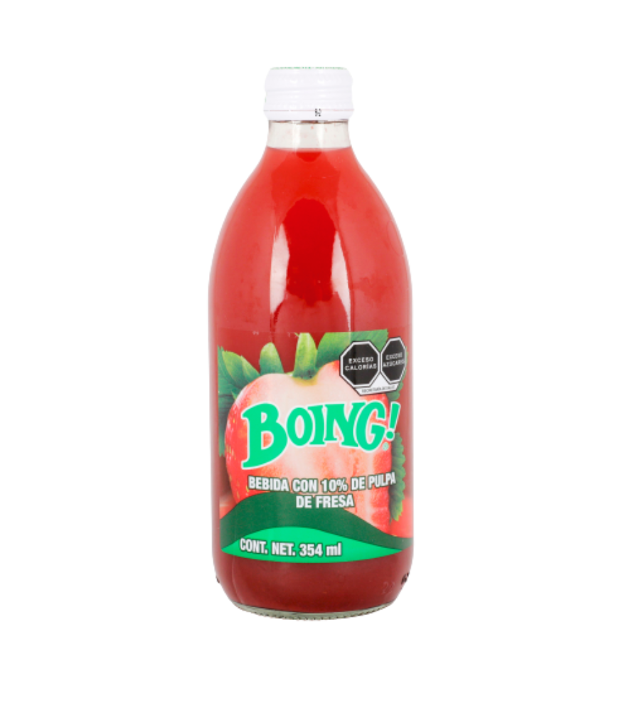 BOING SABOR FRESA VIDRIO 354ML