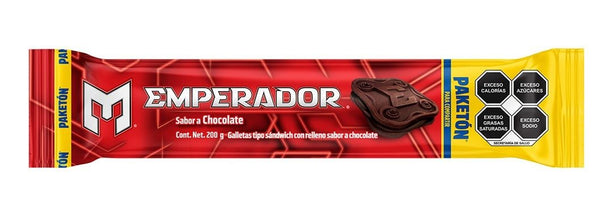 GALLETA PAKETON EMPERADOR SABOR CHOCOLATE 200GR