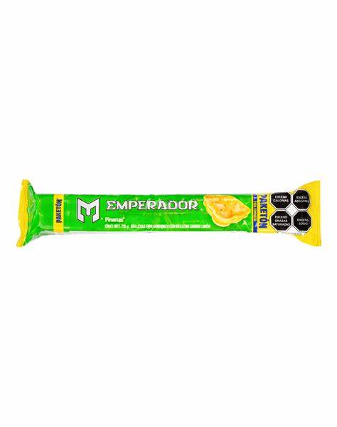 GALLETA PAKETON EMPERADOR PIRUETAS SABOR LIMON 211GR