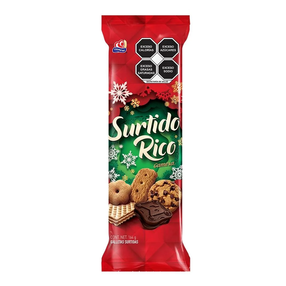 SURTIDO RICO GAMESA ORIGINAL 164GR GALLETAS SURTIDAS