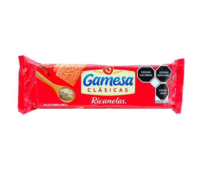 GALLETA RICANELAS CLASICAS SABOR CANELA 113G