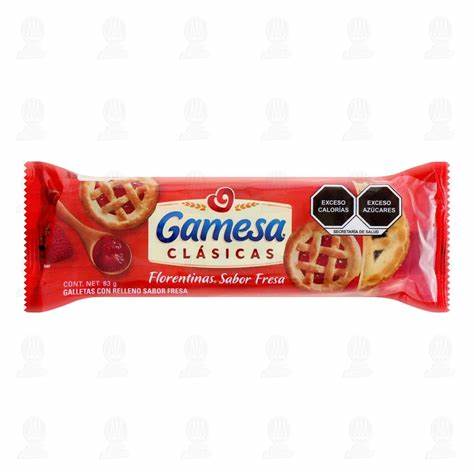 GALLETA FLORENTINAS DE FRESA 110G 