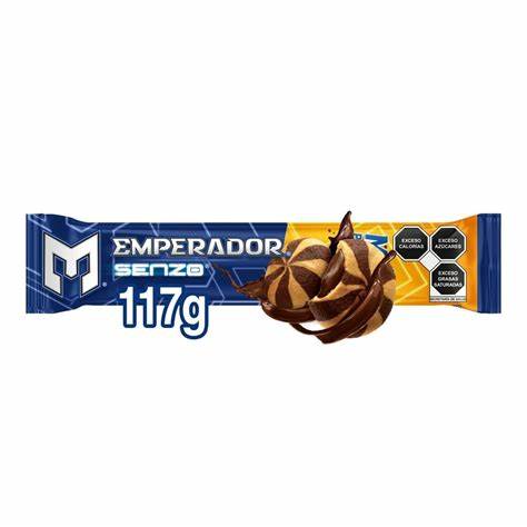 GALLETA EMPERADOR SENZO SABOR CHOCOLATE 117G