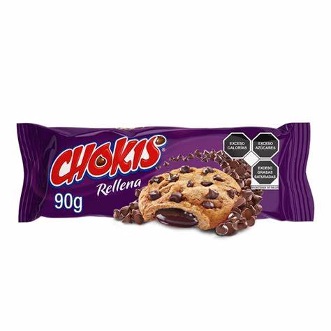 GALLETA CHOKIS RELLENA SABOR CHOCOLATE 90GR