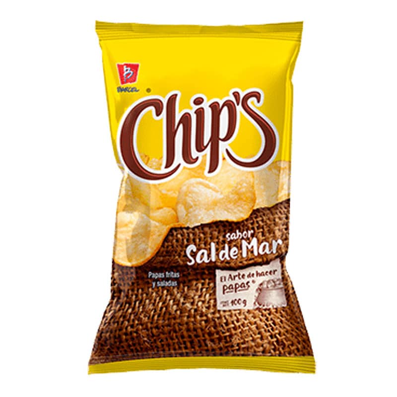 PAPAS FRITAS Y SALADAS CHIPS 170GR