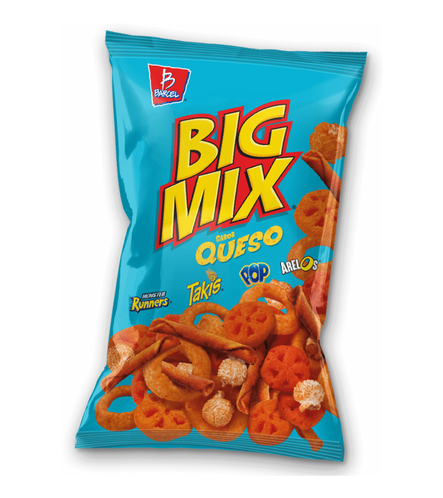 BIG MIX QUESO BOTADAS SURTIDAS SABOR QUESO PICANTE 75GR