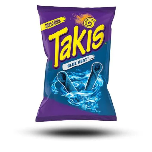 TAKIS BLUE HEAT BOTANA DE MAIZ SABOR CHILE Y LIMON 70GR