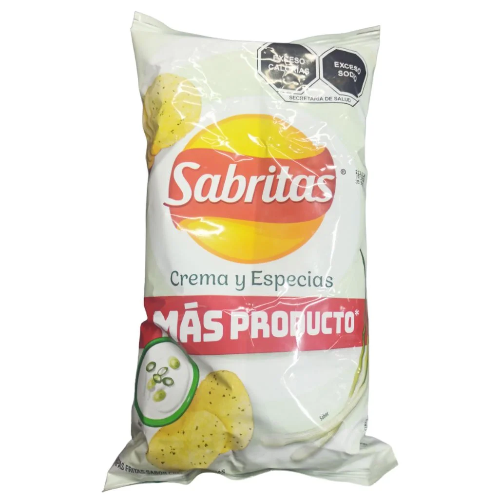 SABRITAS CREMA Y ESPECIAS 48G