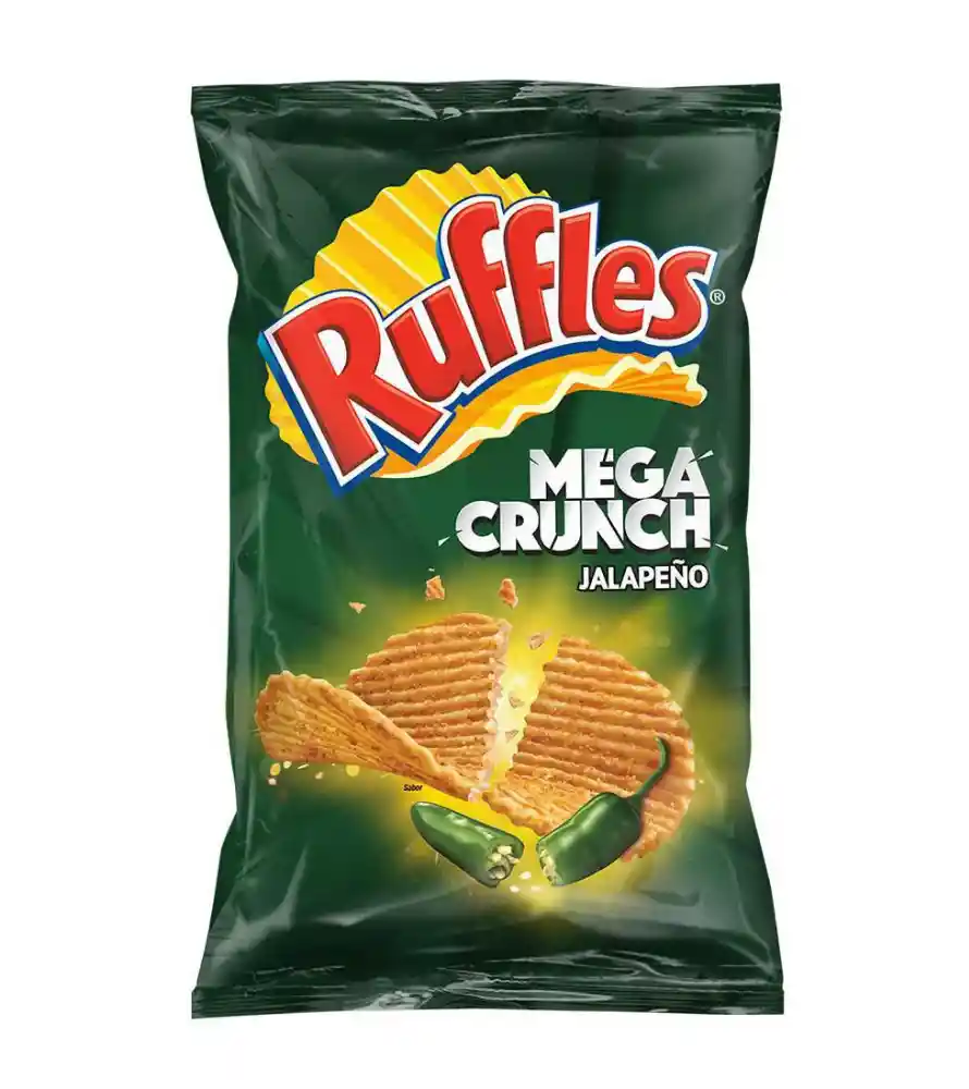 RUFFLES MEGA CRUNCH JALAPEÑO 42G