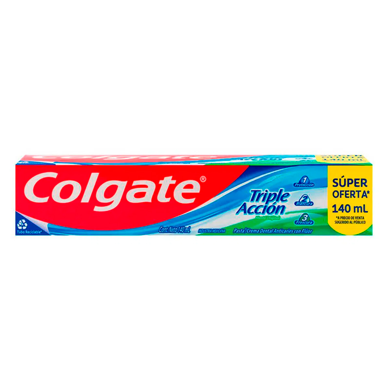 CREMA DENTAL COLGATE TRIPLE ACCION 140ML 