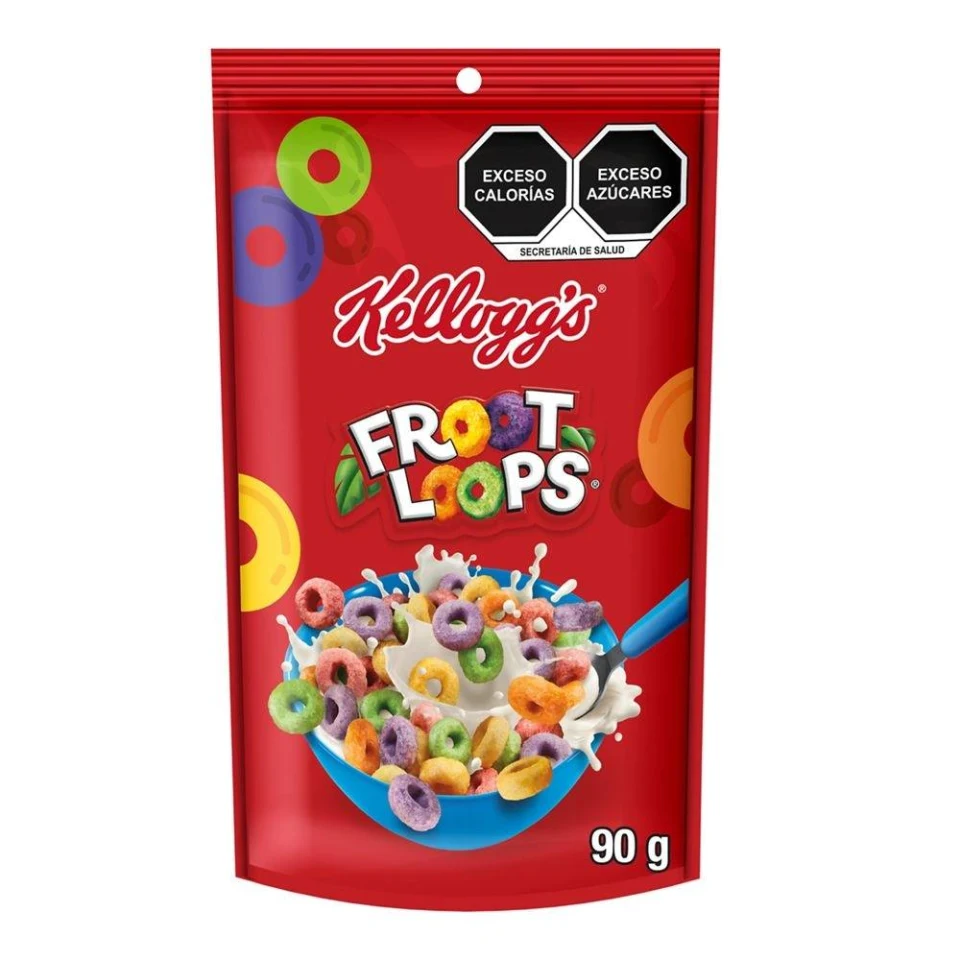 CEREAL KELLOGG'S FROOT LOOPS BOLSA 90GR