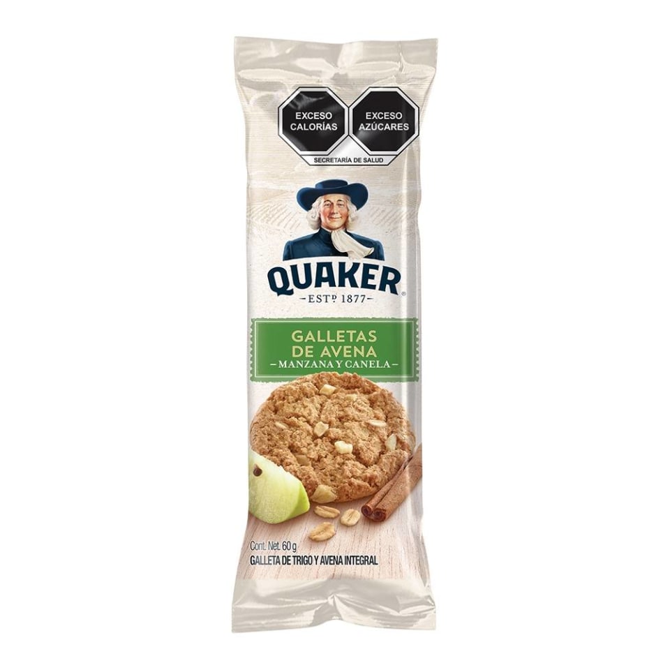 GALLETAS QUAKER MANZANA Y CANELA 60GR