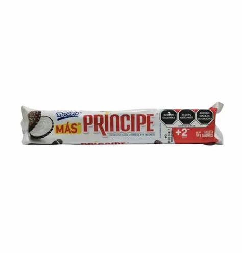 GALLETA SANDWICH PRINCIPE RELLENO CHOCOLATE BLANCO 126GR