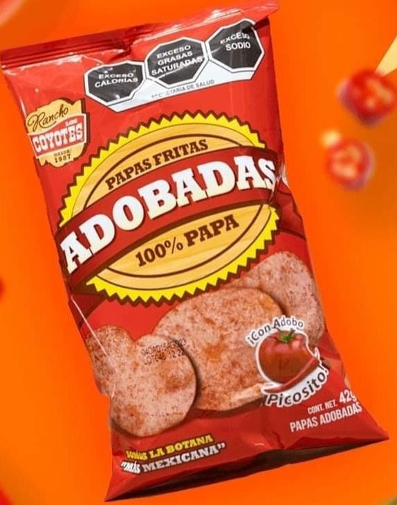 PAPAS FRITAS ADOBADAS LOS COYOTES 42GR