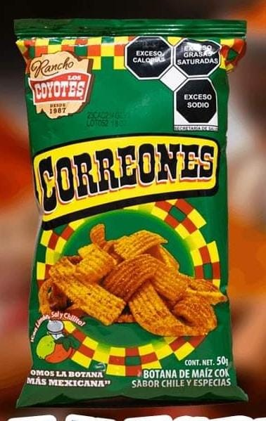 CORREONES CON LIMON, SAL Y CHILITO LOS COYOTES 50GR