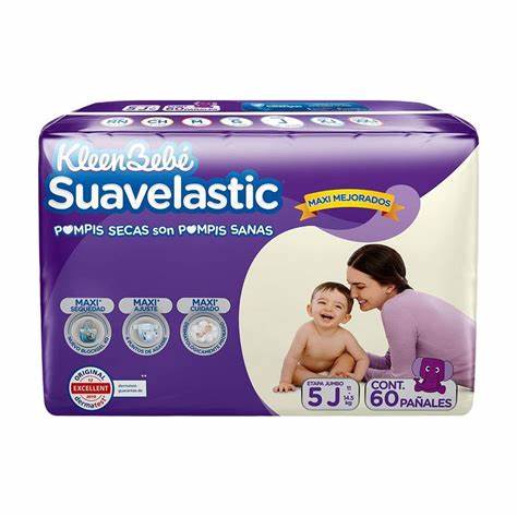 PAÑAL SUAVELASTIC 40U JUMBO 