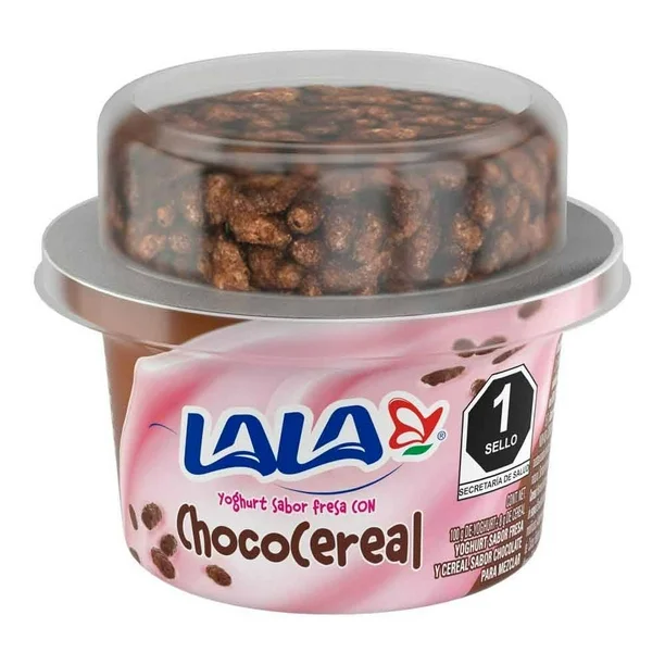 YOGHURT LALA SABOR FRESA CON CHOCOCEREAL 100GR