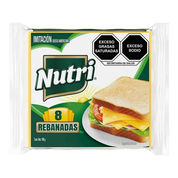 QUESO AMERICANO NUTRI 8/140G