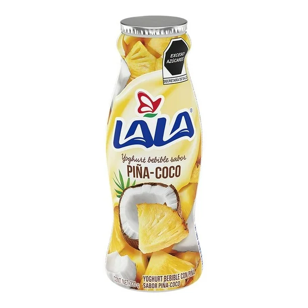 YOGHURT BEBIBLE LALA SABOR PIÑA-COCO 220G