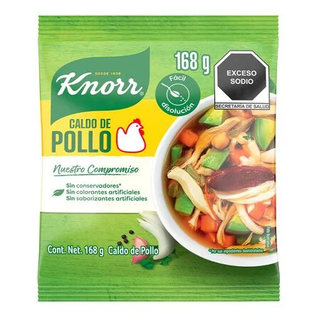 CONSOME KNORR SUIZA POLVO 168GR 