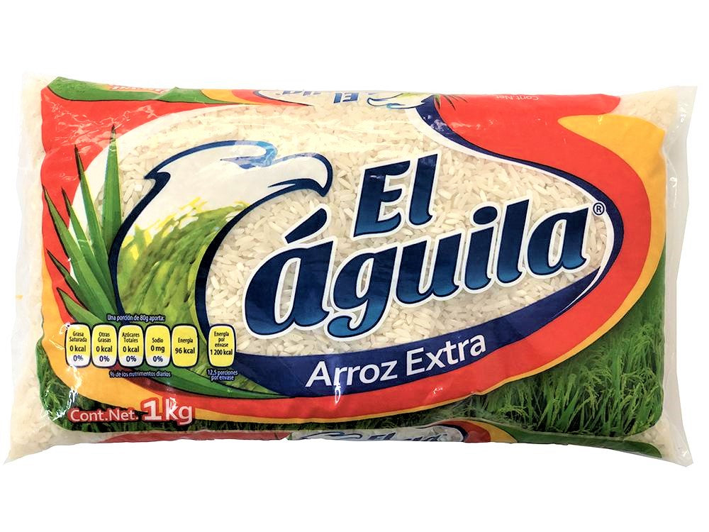 ARROZ EL AGUILA BOLSA 900GR