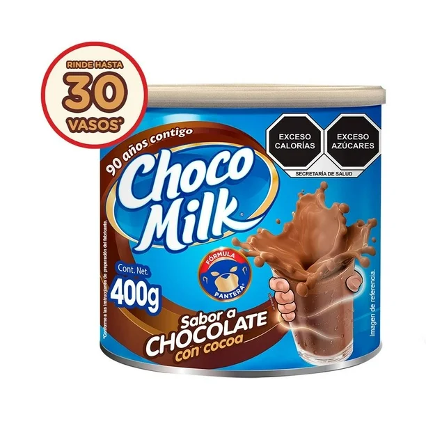 CHOCO MILK CHOCOLATE EN POLVO LATA 400GR 