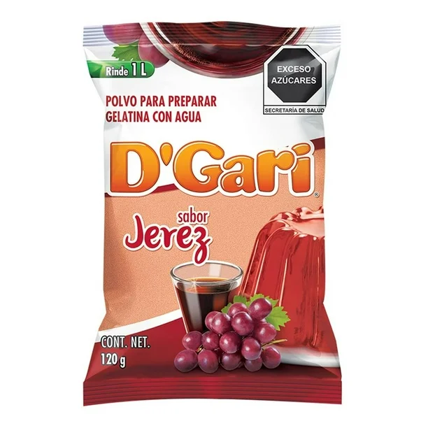 GELATINA D´GARI SABOR JEREZ 120GR