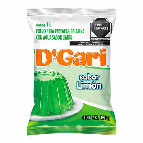 GELATINA GARI 120GR LIMON 