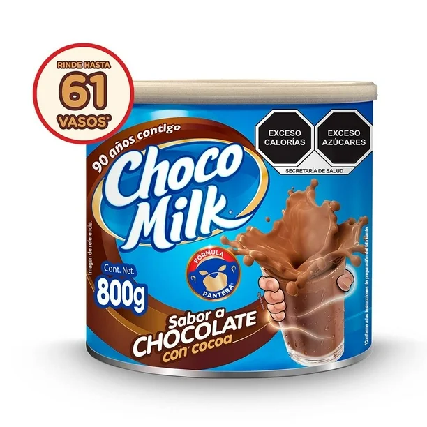 CHOCO MILK CHOCOLATE EN POLVO LATA 800GR 