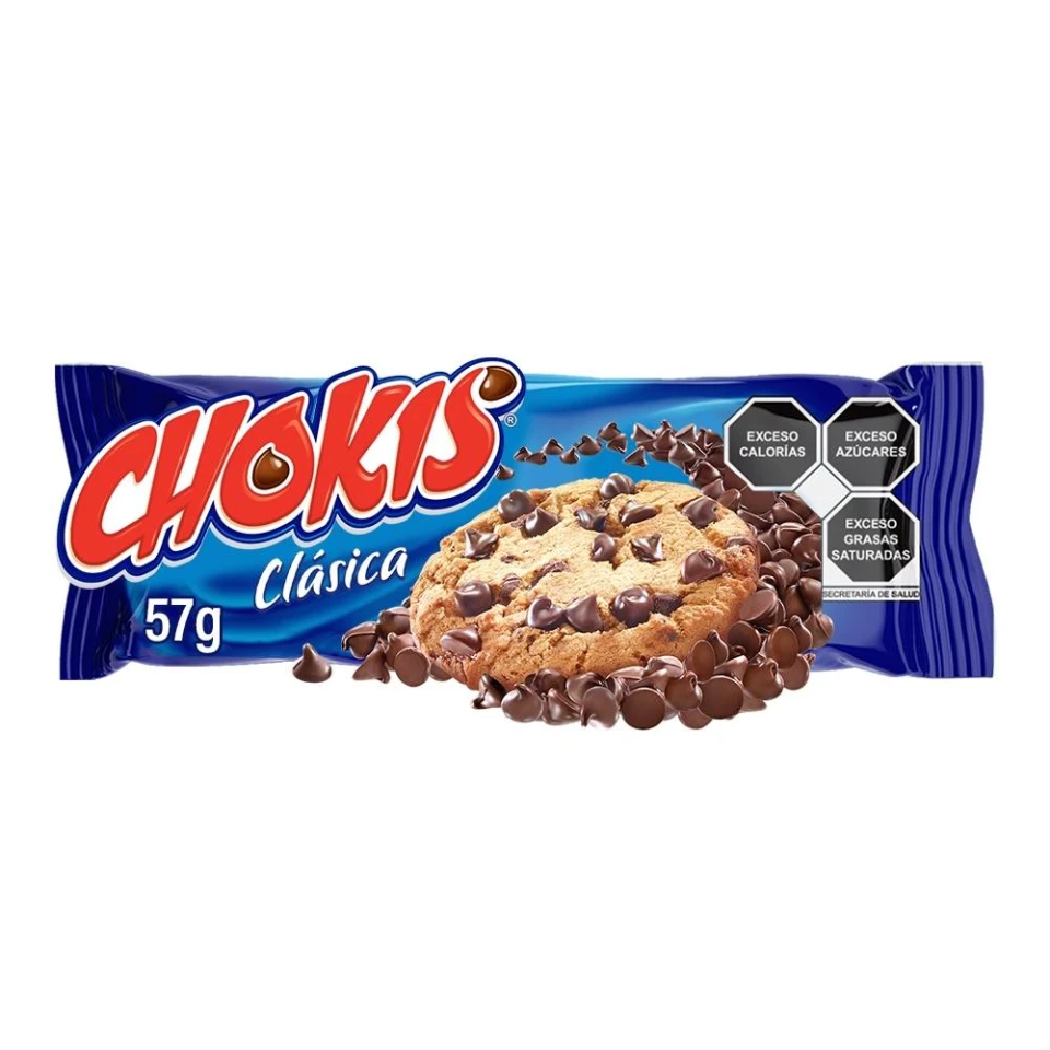 GALLETA CHOKIS SABOR CHOCOLATE CLASICA 57G