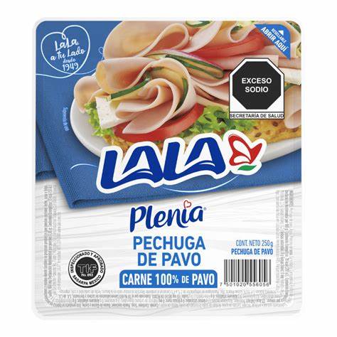 JAMON PECHUGA DE PAVO LALA PLENIA 12R/200GR 