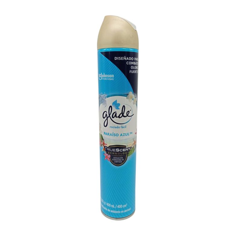 GLADE AEROSOL PARAISO AZUL 400ML