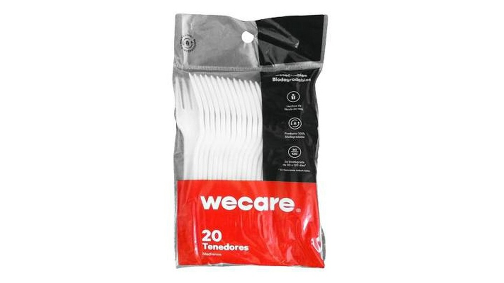 WECARE PAQUETE TENEDORES PEQUEÑOS 25PZ