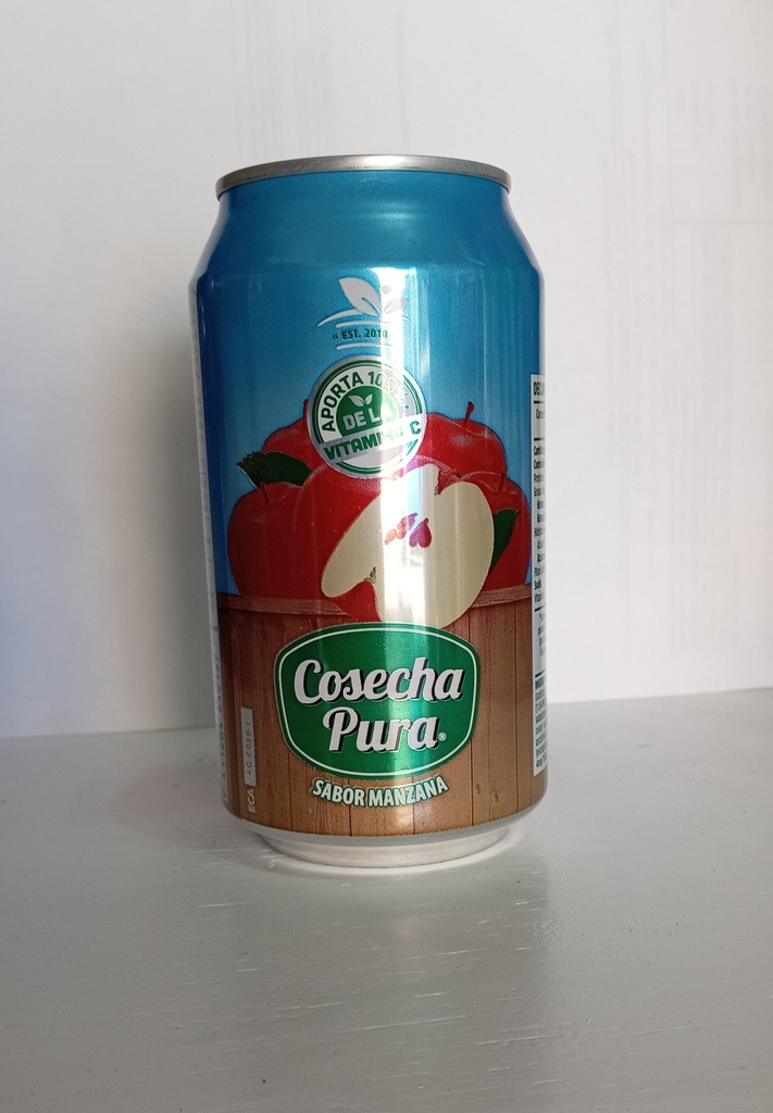 JUGO COSECHA PURA MANZANA 330ML LATA