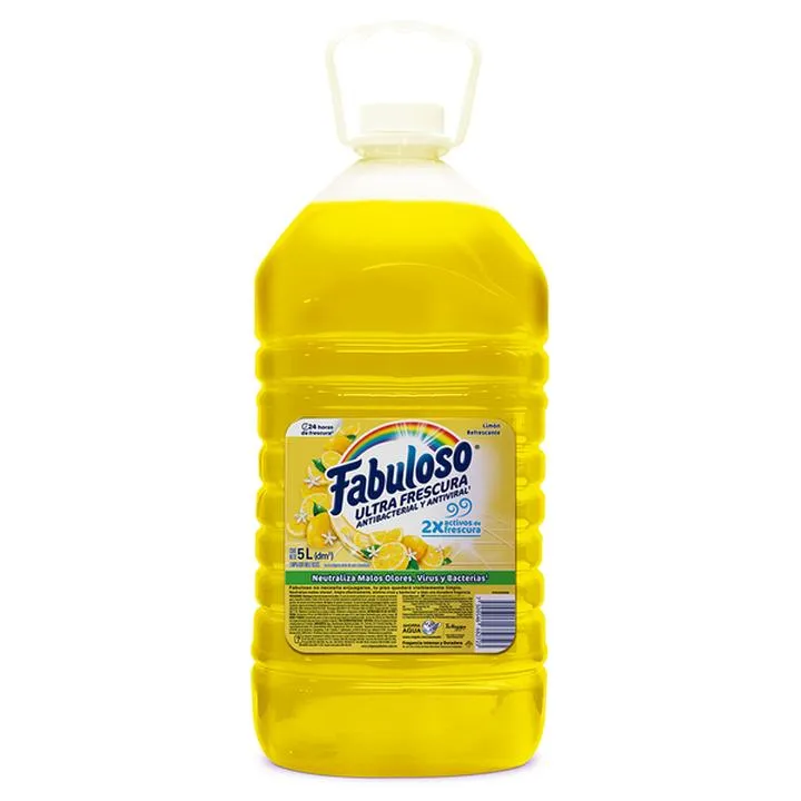 LIMPIADOR LIQUIDO MULTIUSOS FABULOSO ANTIBACTERIAL 5L