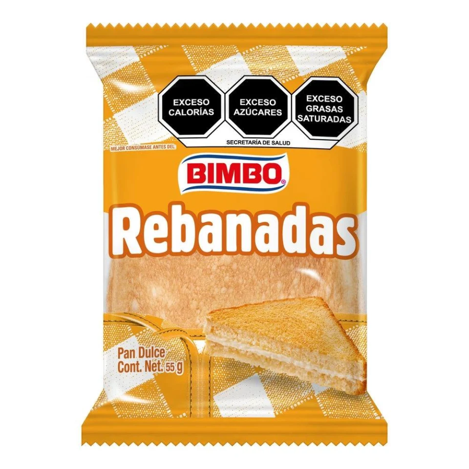 PAN DULCE BIMBO REBANADAS 55GR