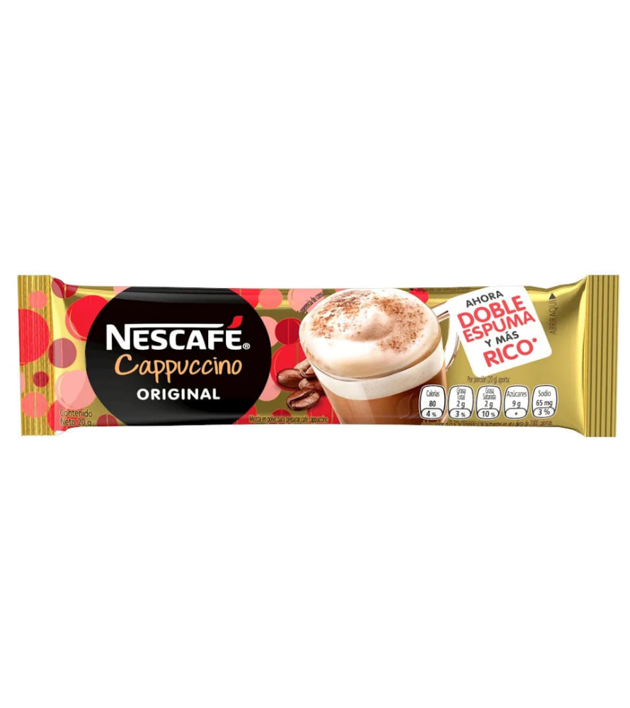 CAFÉ NESCAFE CAPUCHINO SOBRE 20GR