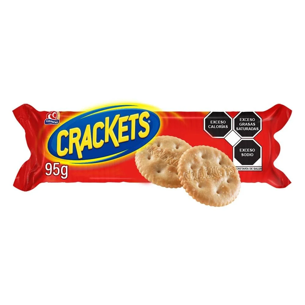 GALLETAS CRACKETS SABOR MANTEQUILLA 95GR