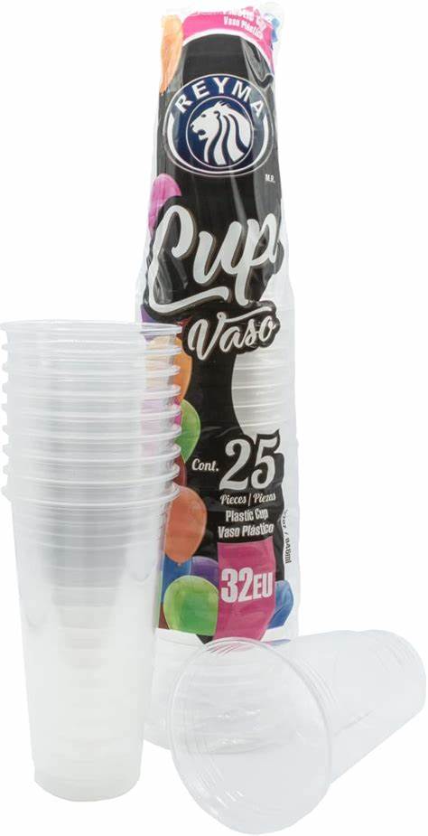 VASO REYMA 32EU PAQUETE 25 PIEZAS