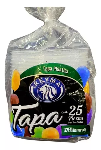 TAPA REYMA PARA VASO 32 EU PAQUETE 25 PIEZAS