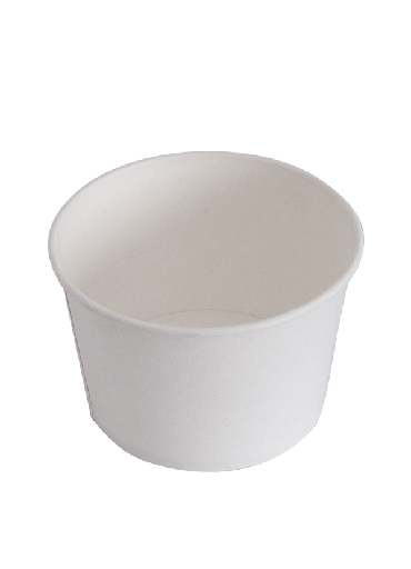 ENVASE DE PAPEL BLANCO DE 354 ML (VS512) PAQUETE 60PZ