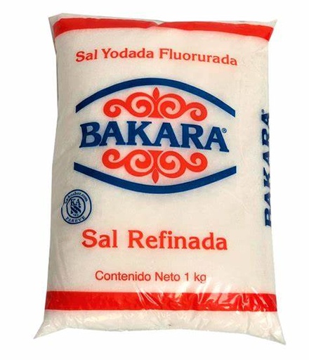 SAL BAKARA BOLSA 1KG ROJA