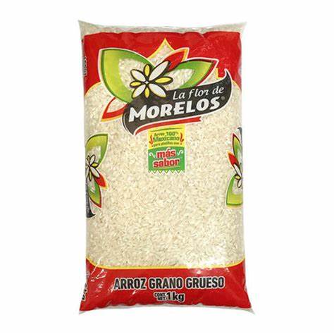 ARROZ FLOR DE MORELOS BOLSA 1 KG