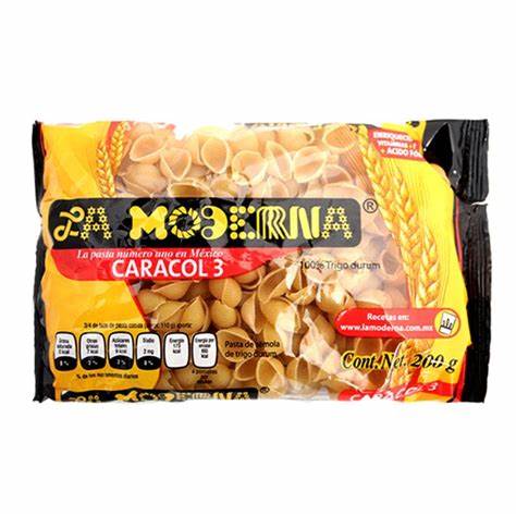 SOPA PASTA LA MODERNA CARACOL 3 200GR