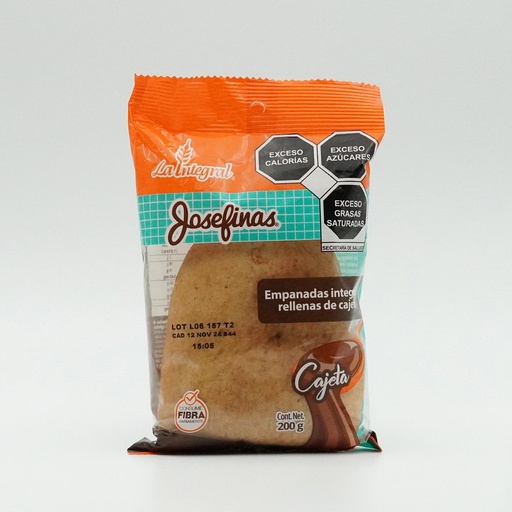 [0002683] JOSEFINAS LA INTEGRAL EMPANADAS RELLENAS DE CAJETA 200G